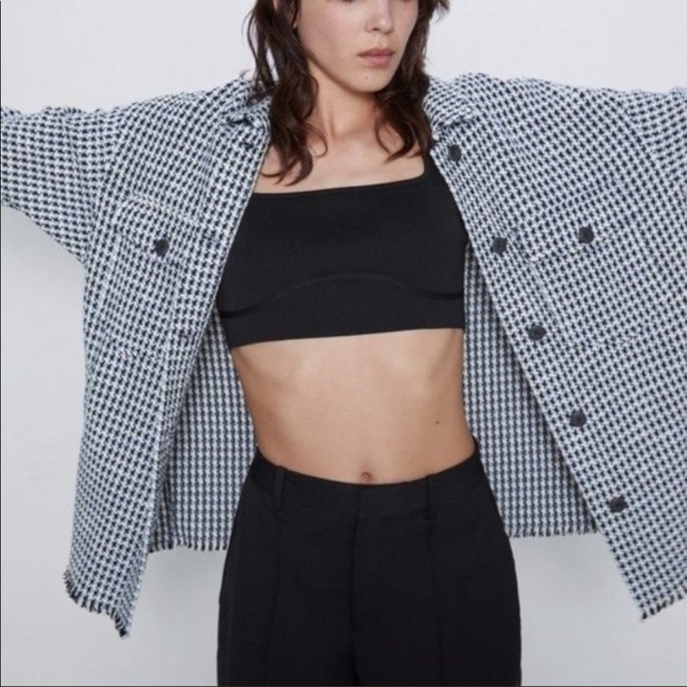 NWT Tweed Jacket— Zara